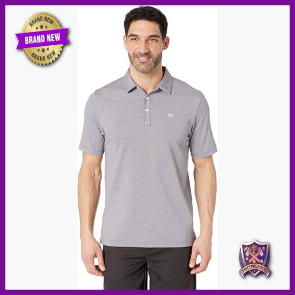 Men's Regular Fit Golf Polo Shirt Moisture-Wicking Stretch Fabric